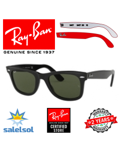 2x Original Ersättningsskalmar > Ray-Ban 2140 Wayfarer
