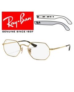 2x Original ersättningsbågar för Vista Ray-Ban 6456 glasögon