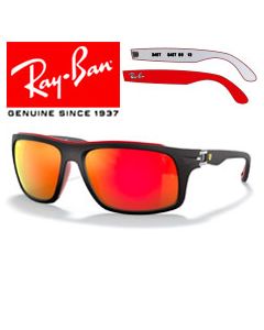 2x Original Ersättningsskalmar > Ray-Ban 4364-M Ferrari