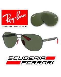 2x Original Ersättningslinser > Ray-Ban 8331-M · Ferrari