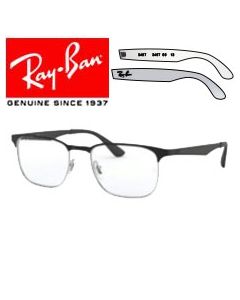 2x Original ersättningsbågar för Vista Ray-Ban 6363 glasögon